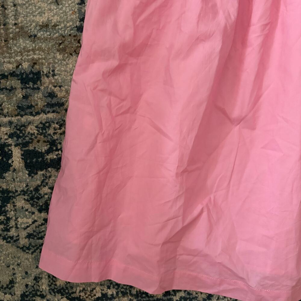 Hyacinth House Tuckernuck Women Size Small Ruched Puff Sleeve Mini Dress Pink - Picture 3 of 9